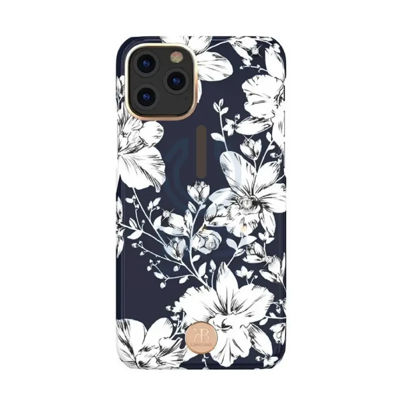 Kingxbar Swarovski Case - Apple iPhone 11 Pro Max / Floral Black