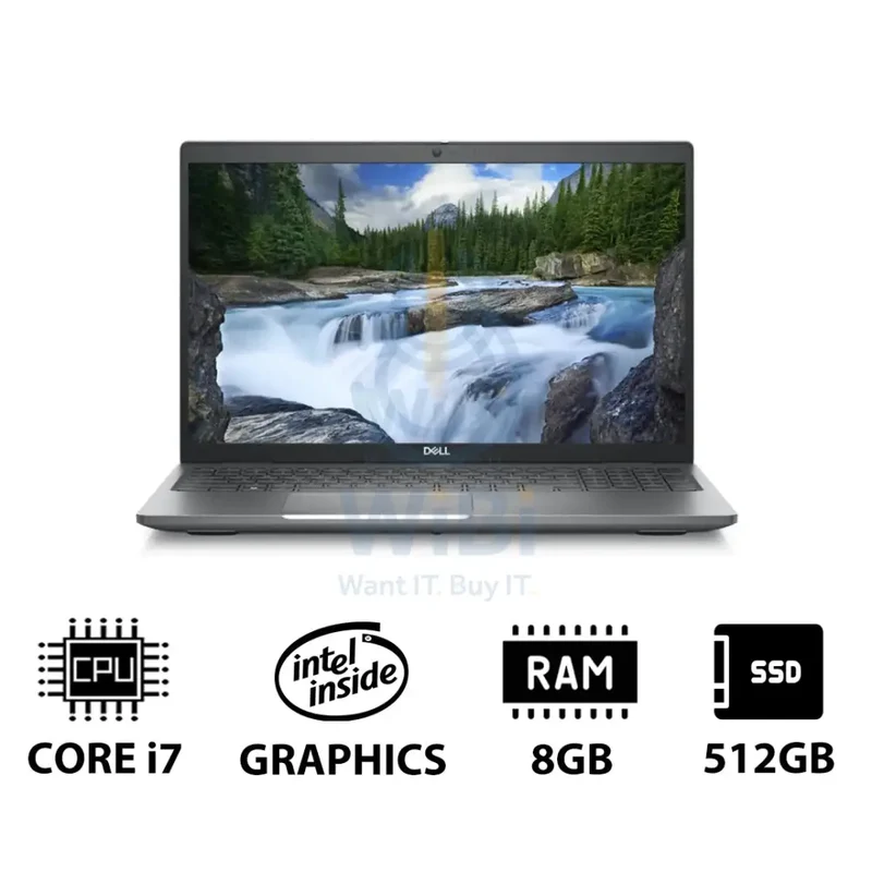 Dell Latitude 5540 - 15.6" FHD / i7 / 8GB / 512GB (NVMe M.2 SSD) / DOS (Without OS) / 1YW - Laptop