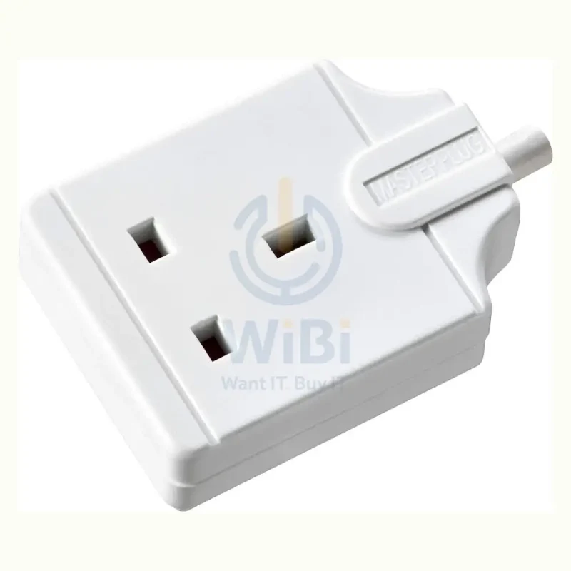 Masterplug SS-MP Single Socket Trailing Socket - 13 Amp / White