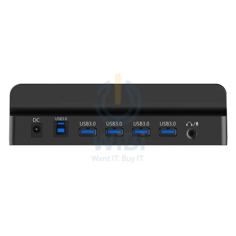 قاعدة وسائط مكتبية أوريكو، USB 3.0، باللون الأسود
