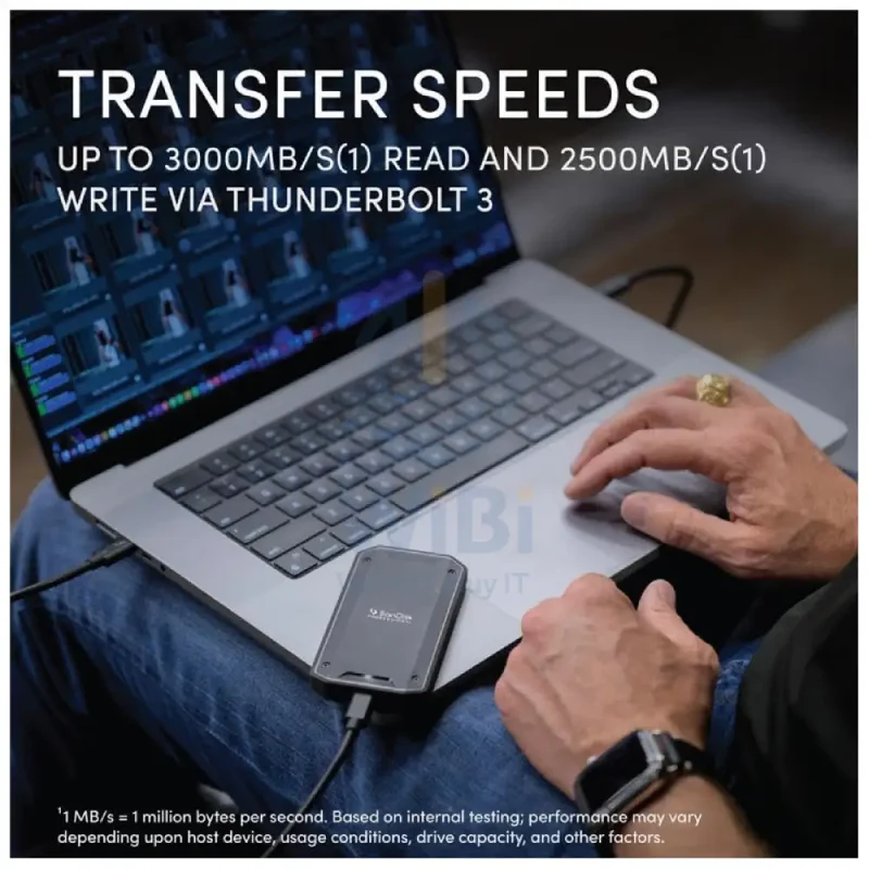 SanDisk Professional Pro-G40 Portable SSD - 1TB / Up to 3000 MB/s / USB-C / External SSD (Solid State Drive)