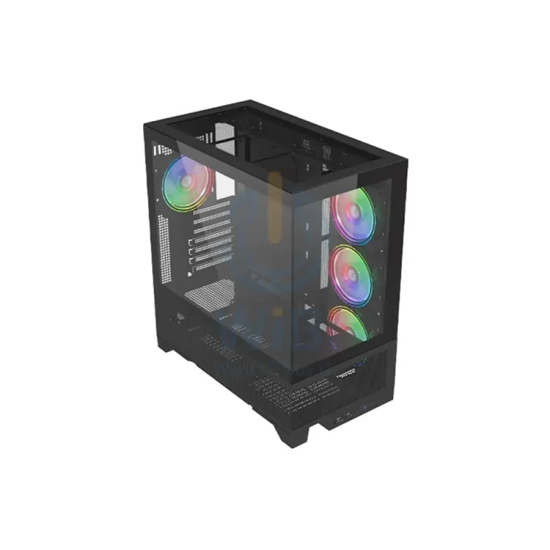 Twisted Minds Phantek-07 Mid Tower ARGB Fan Gaming Case - 7 x 120mm / Black