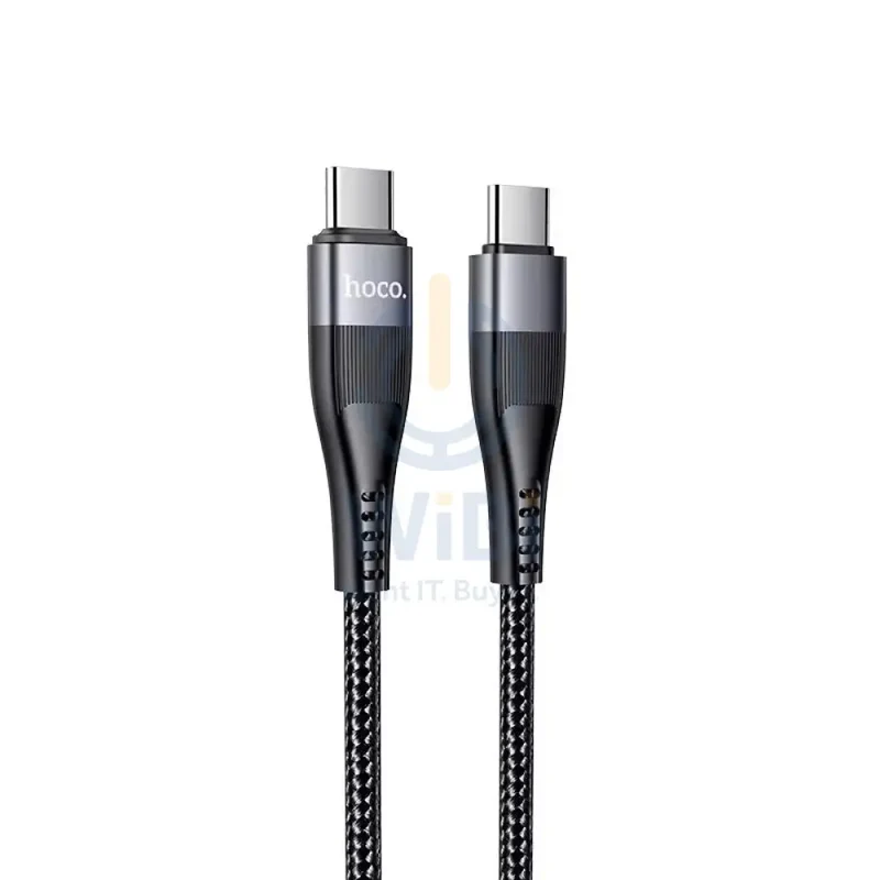 Hoco U99 Vortex Lightning to Type-C 1 Meter - Black