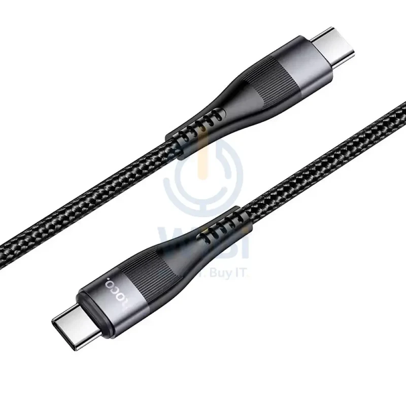 Hoco U99 Vortex Type-C to Type-C 2 Meter - Black