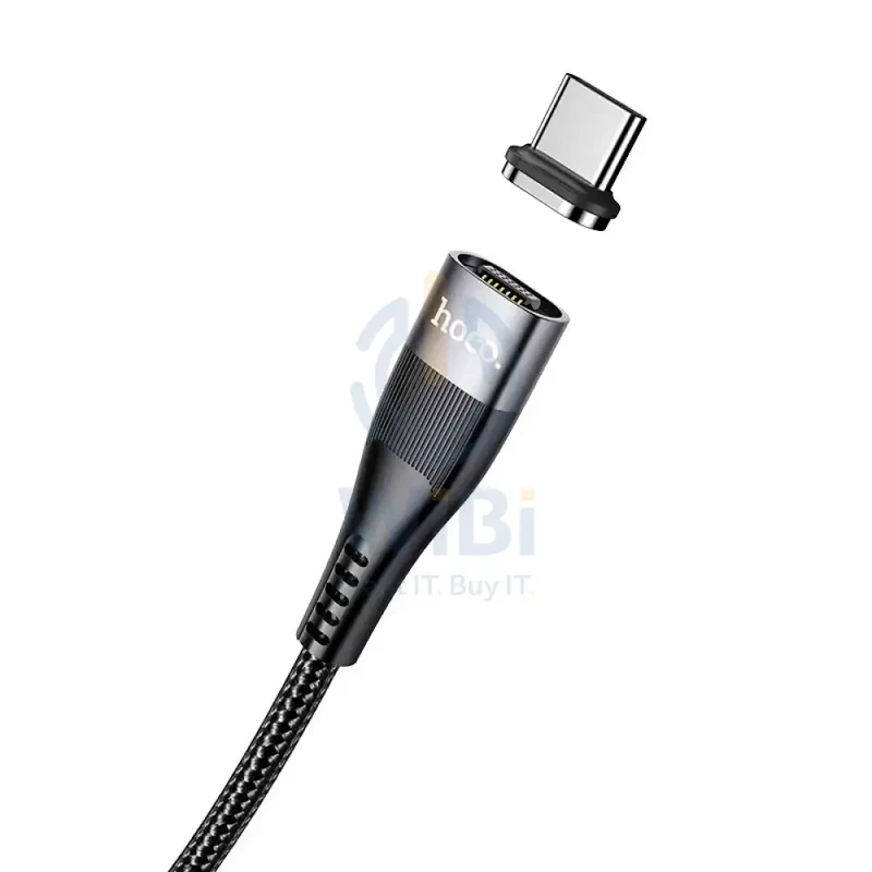 Hoco U99 Vortex Type-C to Type-C 2 Meter - Black