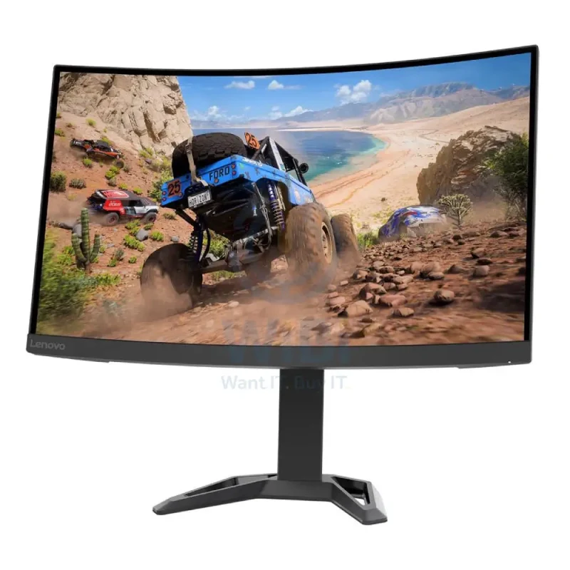 Lenovo G27qc-30 QHD Curved Gaming Monitor - 27" QHD / 1ms / HDMI / DisplayPort - Monitor
