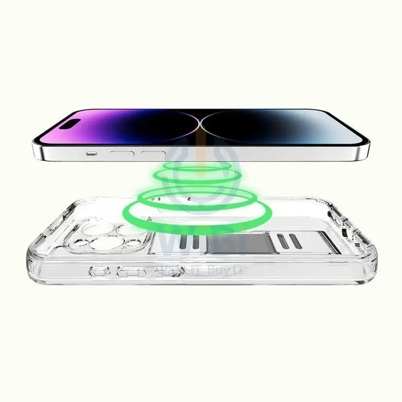 Itskins Avana Magsafe Grip-It Series Case With Camera Lens Protector - iPhone 15 Pro Max / Clear