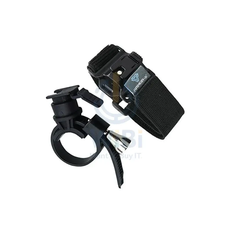 Armor-X Armband & Bar Bike Mount Combo - Black