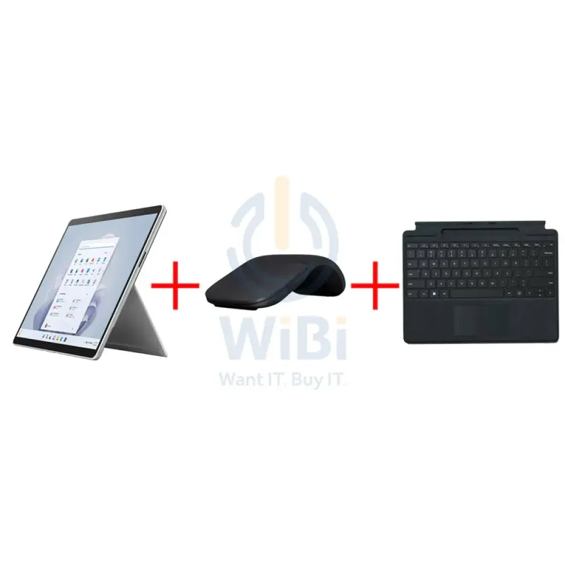 Microsoft Surface Pro 9 - 13.0" / i7 / 16GB / 1TB SSD / Win 11 Pro / Platinum / Business Edition + Microsoft Surface Arc Mouse + Microsoft Surface Pro Signature Keyboard