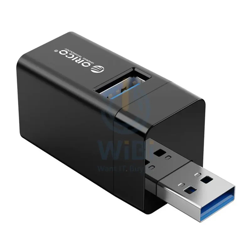 ORICO Mini 3-in-1 USB Hub - Black