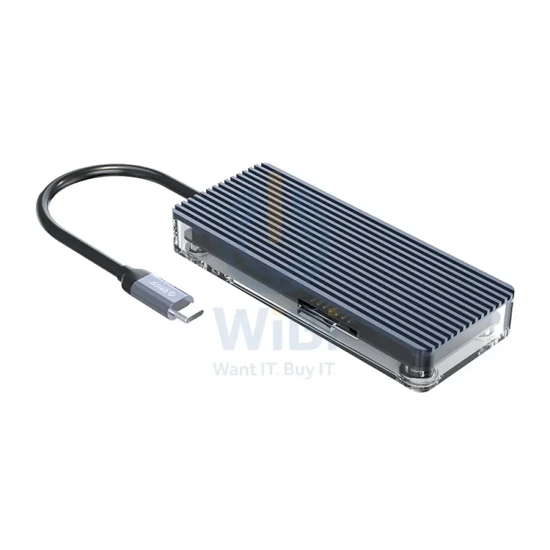 ORICO Type-C 6-in-1 Transparent Hub