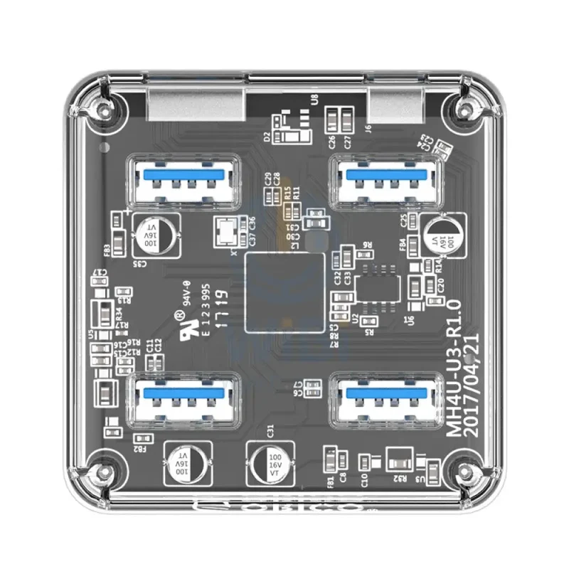 ORICO 4 Port USB3.0 Transparent HUB