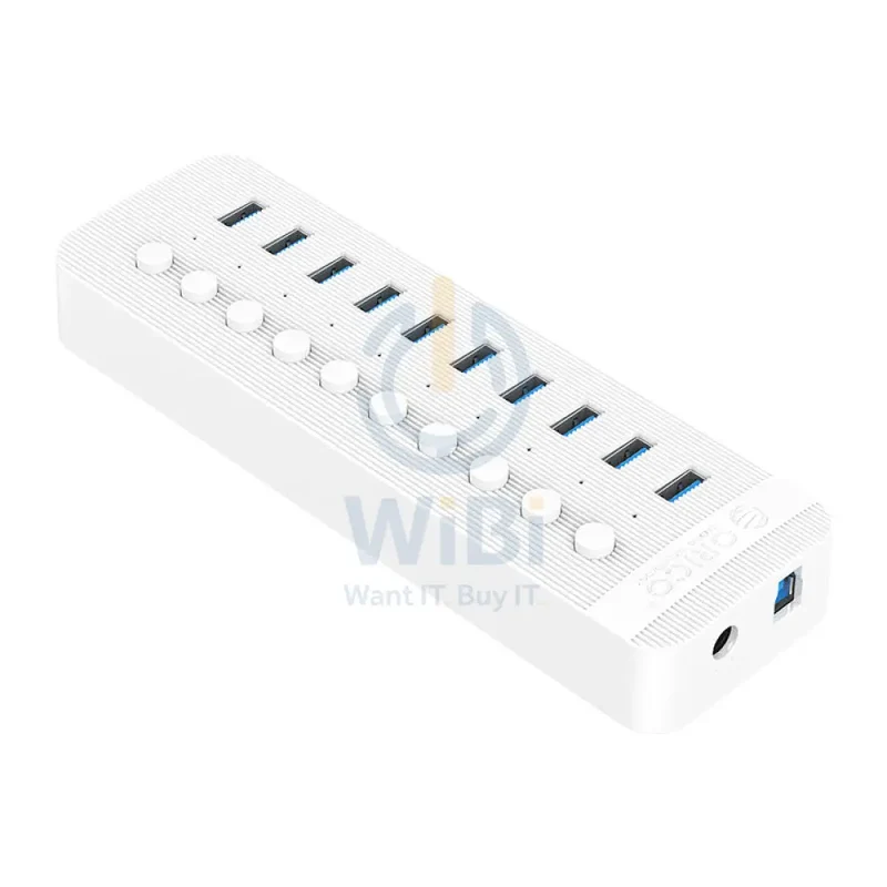 ORICO Multi-Port Hub With Individual Switches - White