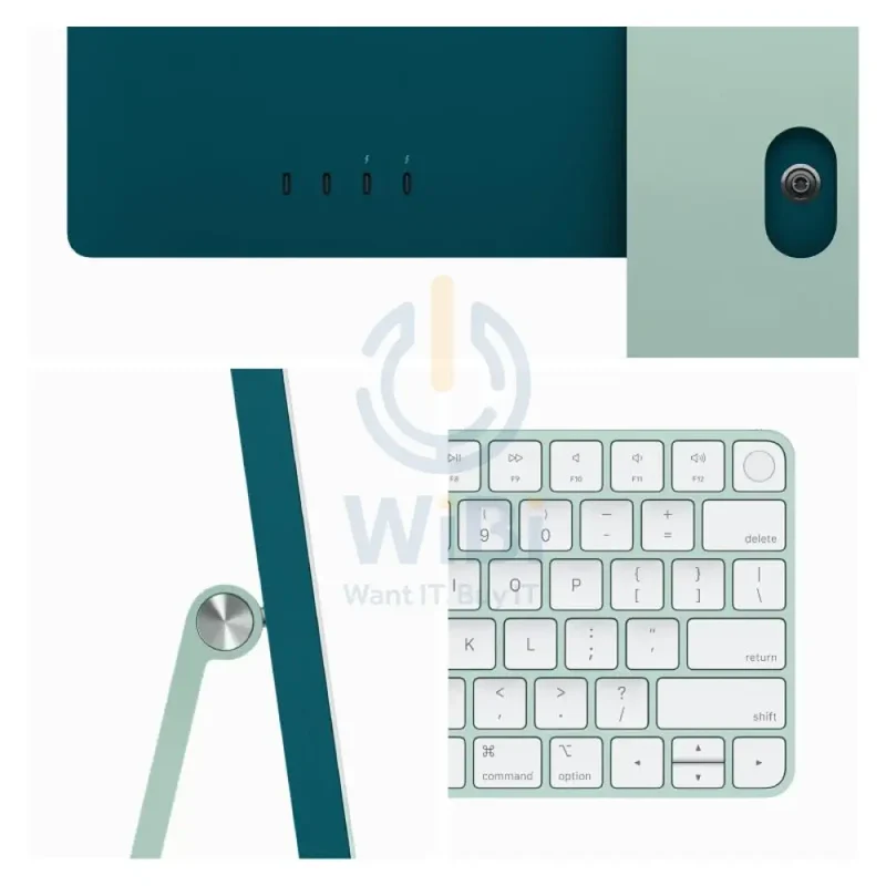 Apple iMac - 24" / M3 / 8-Core CPU / 10-Core GPU / 16-Core Neural Engine / 16GB RAM / 2TB SSD / Arb/Eng / Green / 1YW