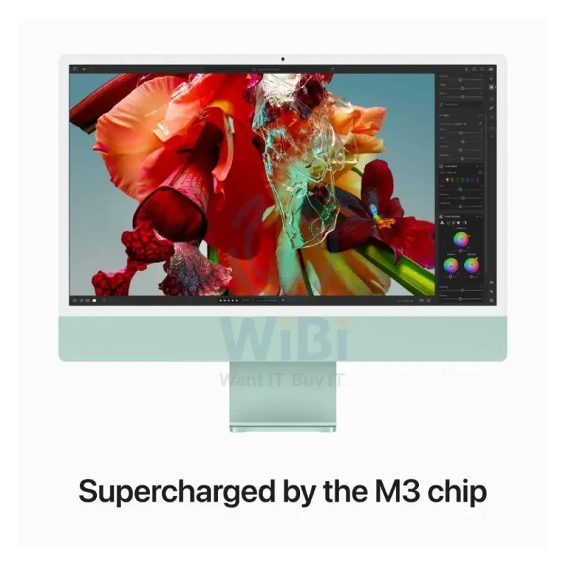 Apple iMac - 24" / M3 / 8-Core CPU / 10-Core GPU / 16-Core Neural Engine / 16GB RAM / 2TB SSD / Arb/Eng / Green / 1YW