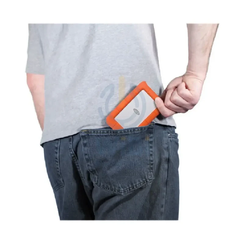 LaCie Rugged portable Mini - 2TB / 5.0 Gbps / USB 3.0 / Type-C / External Hard Drive