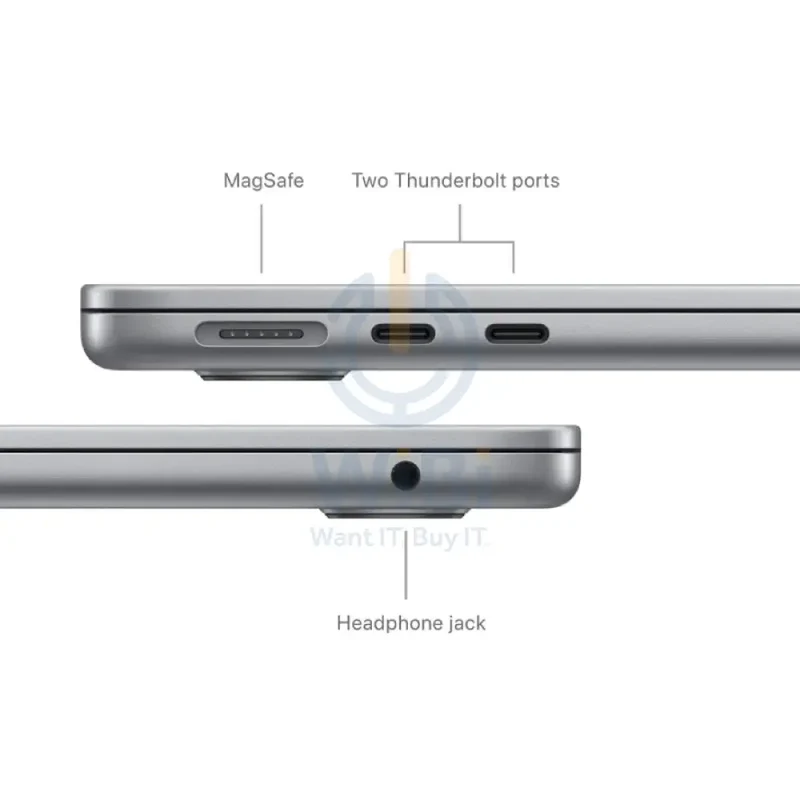 Apple MacBook Air - 13.6" / M3 / 8-Core CPU / 10-Core GPU / 16GB RAM / 512GB SSD / Arb/Eng / Space Grey / 1YW - MXCR3AB/A