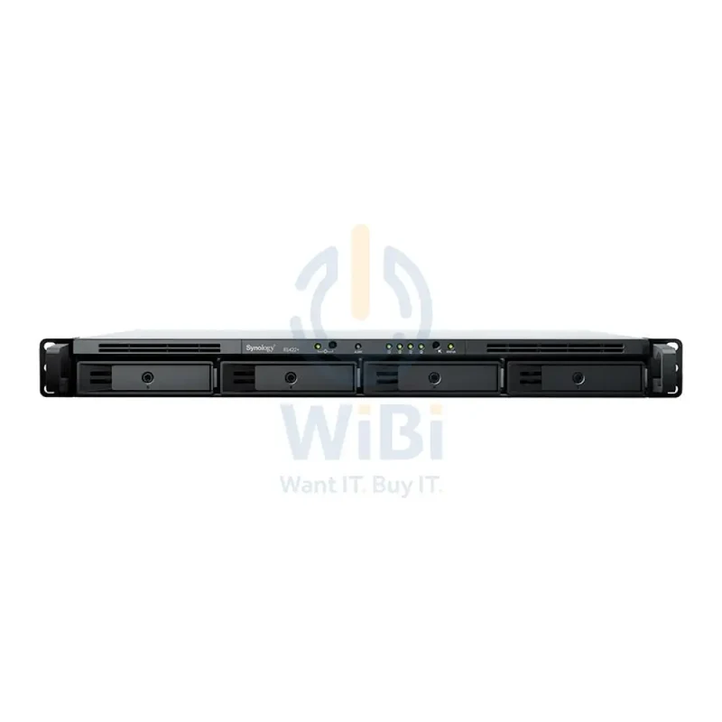 Synology RackStation RS422+ - 48TB / 4x 12TB / SATA / 4-Bays / USB / LAN / Rack (1U)