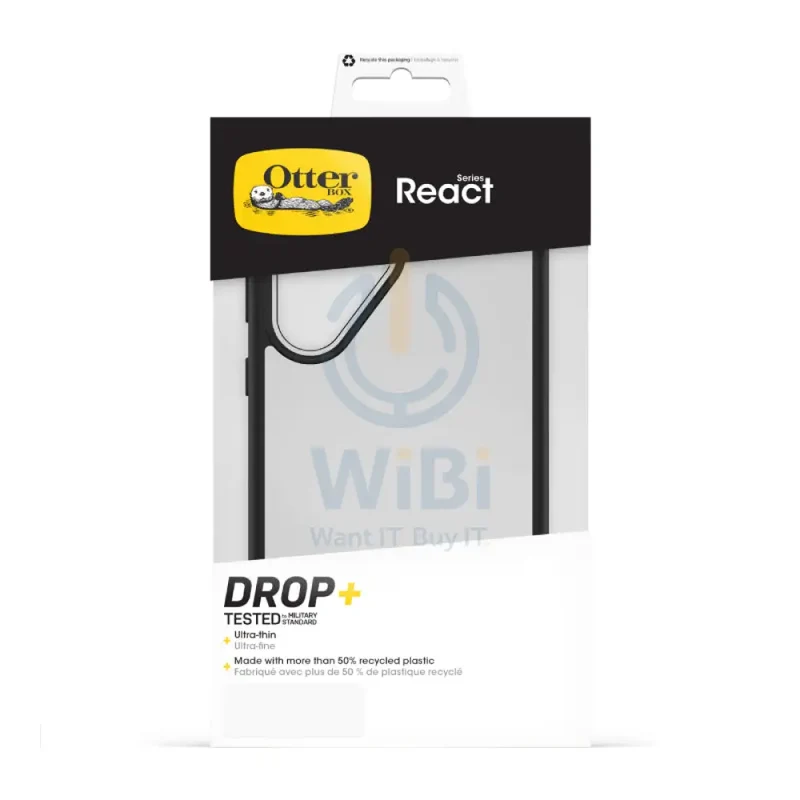 OtterBox React Case - Samsung Galaxy S24 Ultra / Clear/Black