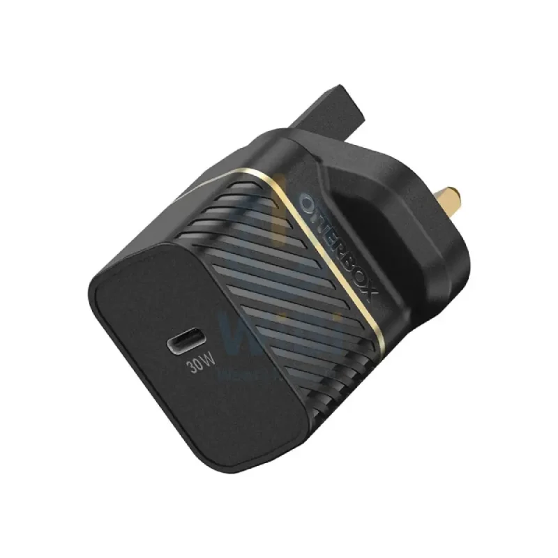 شاحن حائط أوتر بوكس GaN - 30 واط / USB-C / أسود - (معبأ في المستودع)