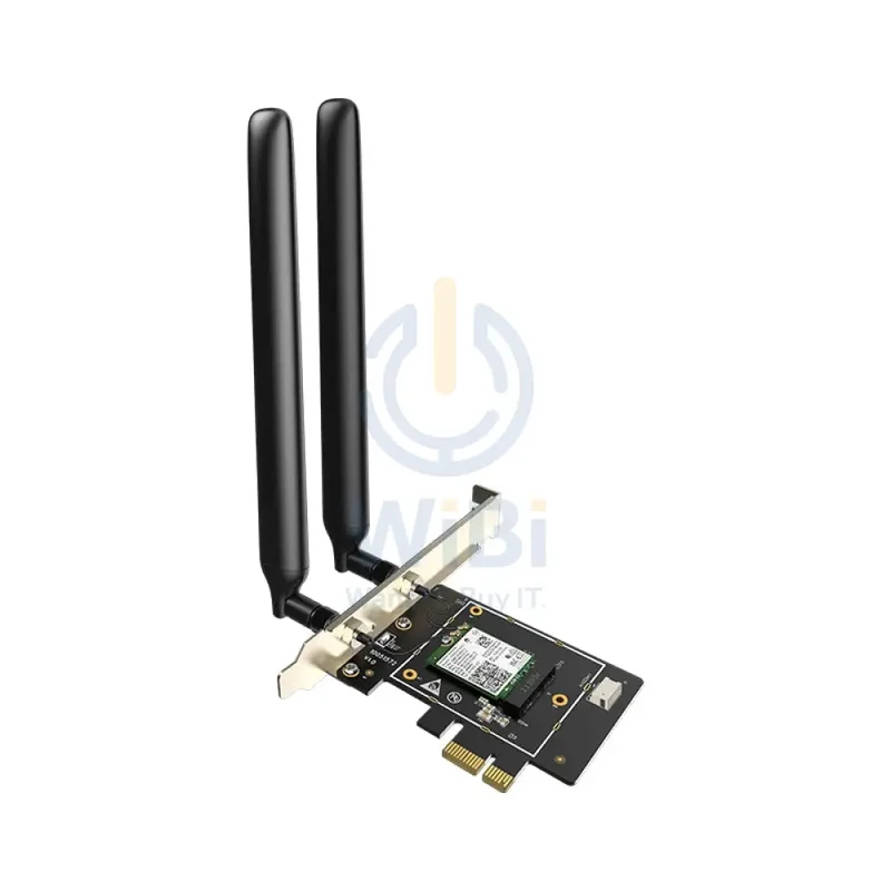 محول تيندا E33 ‏(AX5400) PCI-E واي فاي 6E ثلاثي النطاق جيجابت - 6 جيجاهرتز (2402) / PCI Express