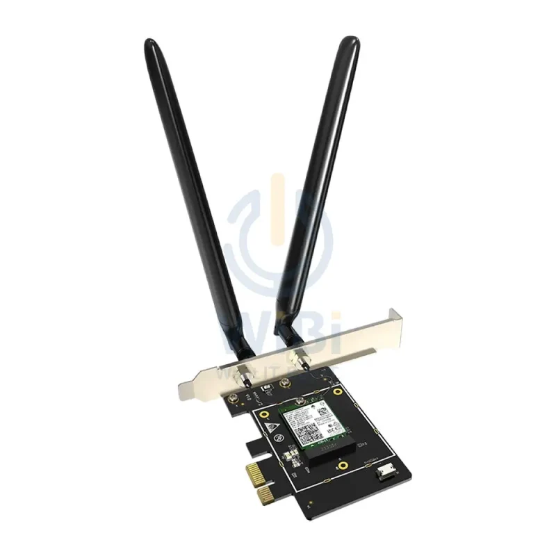 محول تيندا E33 ‏(AX5400) PCI-E واي فاي 6E ثلاثي النطاق جيجابت - 6 جيجاهرتز (2402) / PCI Express