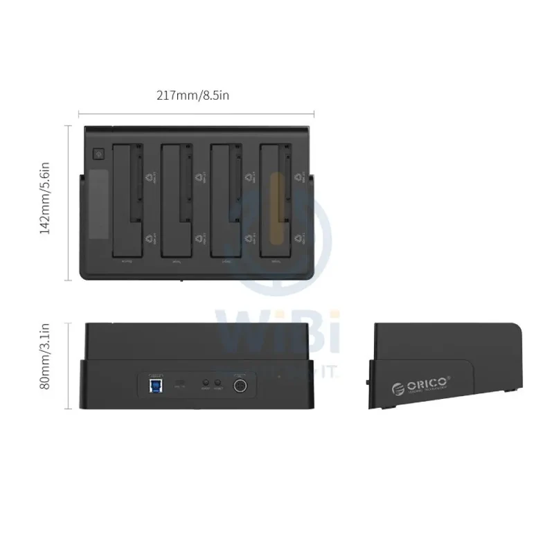 ORICO 2.5 / 3.5 inch 4 Bay USB3.0 1 to 3 Clone Hard Drive Dock