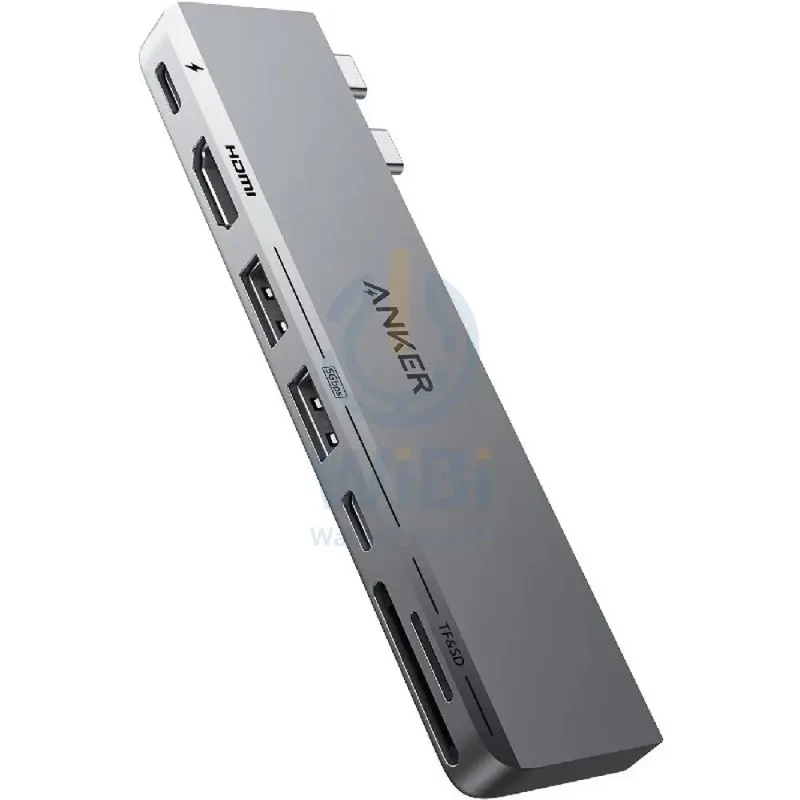 Anker 547 USB-C Hub (7-in-2, for MacBook) - Silver