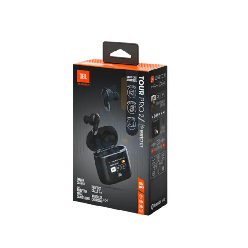 JBL Tour Pro 2 True Wireless Earbuds ANC - Black