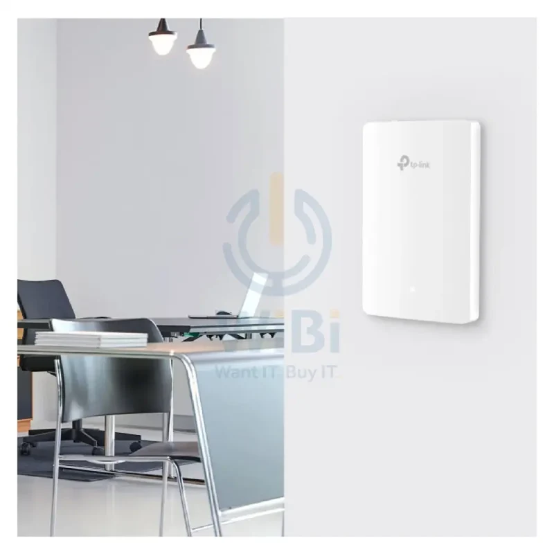 TP-Link EAP615-Wall (AX1800) Wall Plate WiFi 6 Access Point - 5GHz (1201 Mbps) / Gigabit LAN