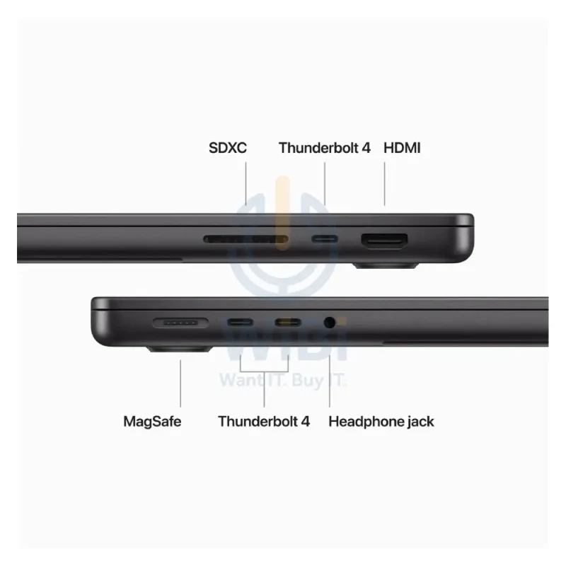 Apple MacBook Pro - 14.2" / M3 Pro / 12-Core CPU / 18-Core GPU / 36GB RAM / 512GB SSD / Arb/Eng / Space Black / 1YW