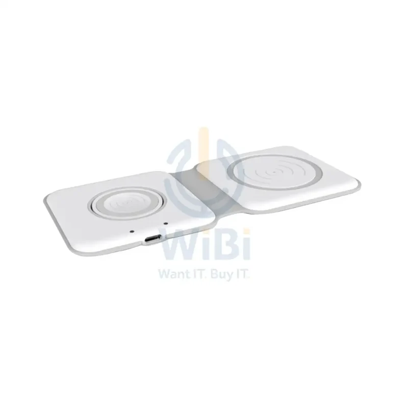 Swiss Military MagSafe Power Portable 2 in 1 Wireless Charger - White