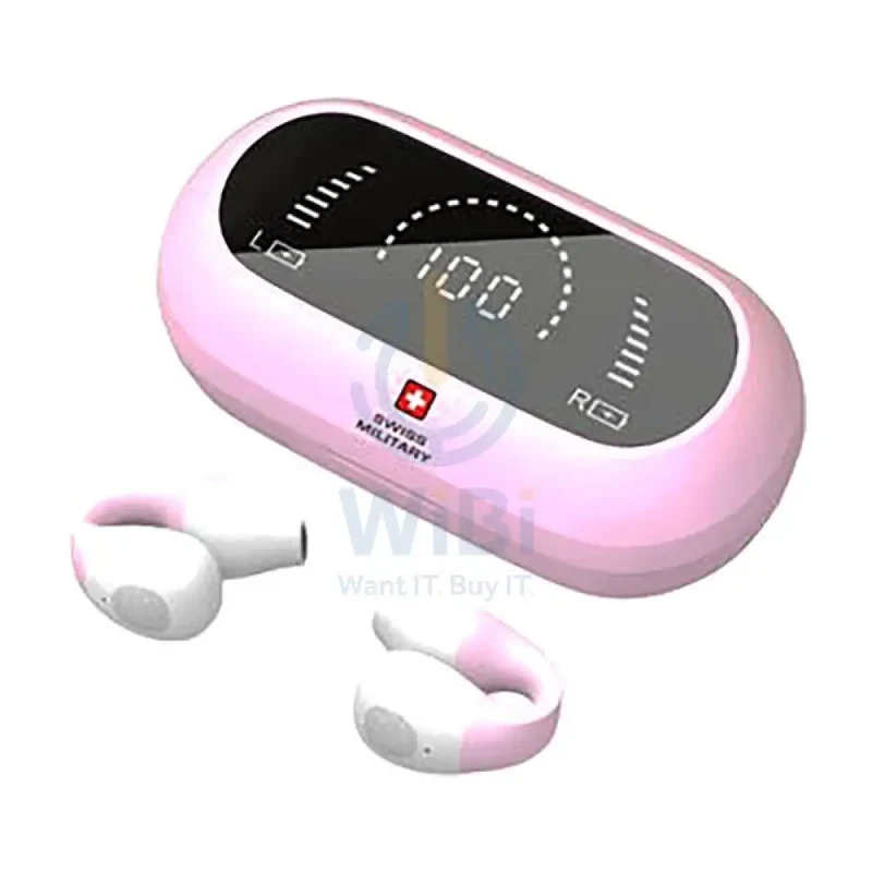 Swiss Military Delta 4 True Wireless Earbuds - Wireless / Pink