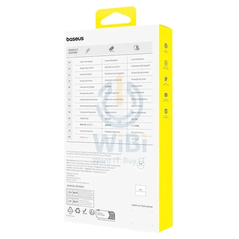 Baseus Diamond Series Full Coverage Glass Screen Protector - Apple iPhone 15 Pro Max / Clear