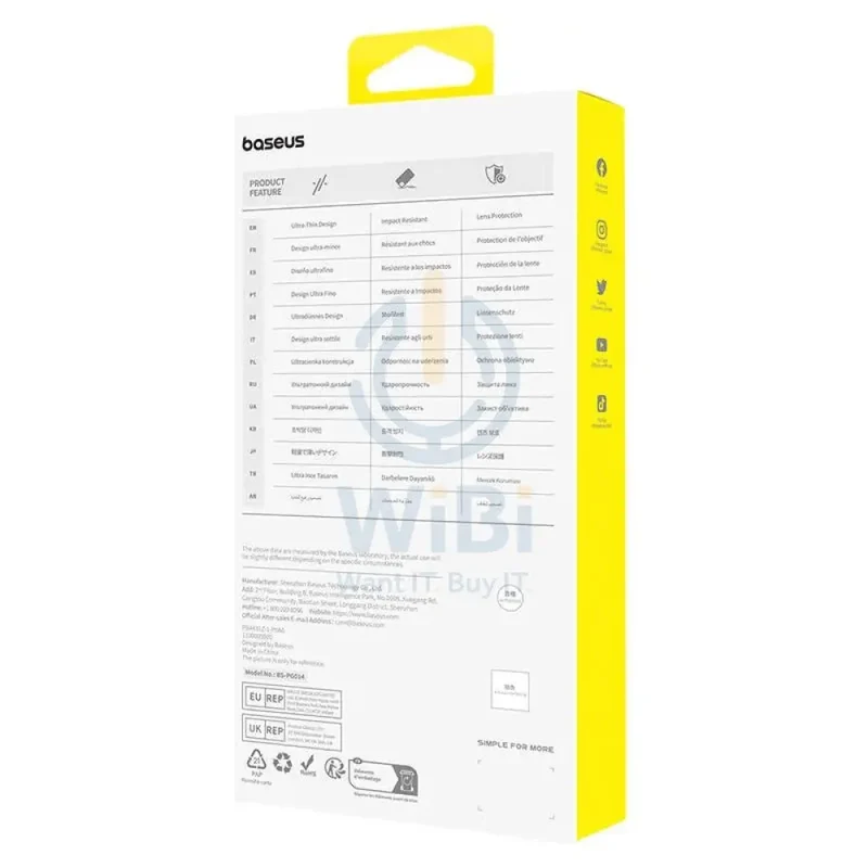 Baseus Diamond Series Full Coverage Glass Screen Protector - Apple iPhone 15 Pro / Clear
