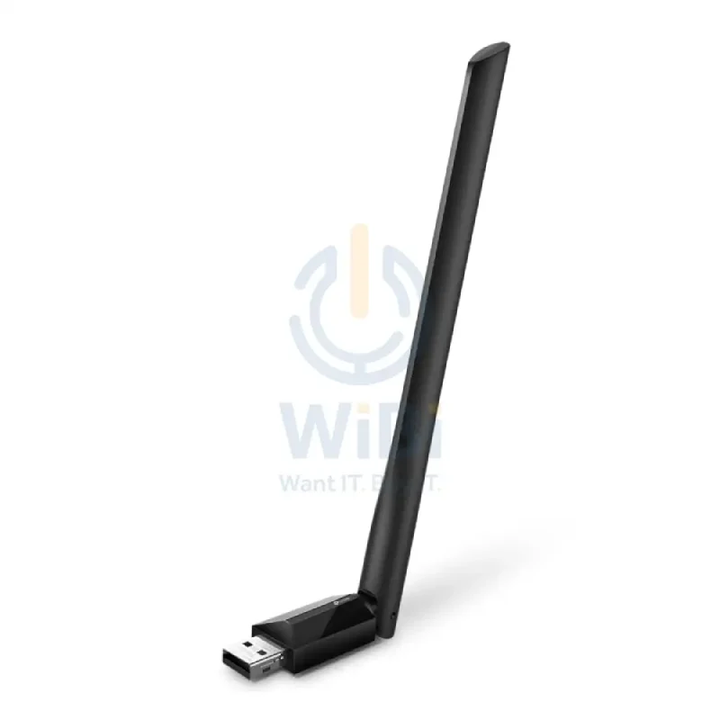 TP-Link (Archer T2U Plus) AC600 High Gain Wireless Dual Band USB Adapter - 5GHz(433 Mbps) / USB