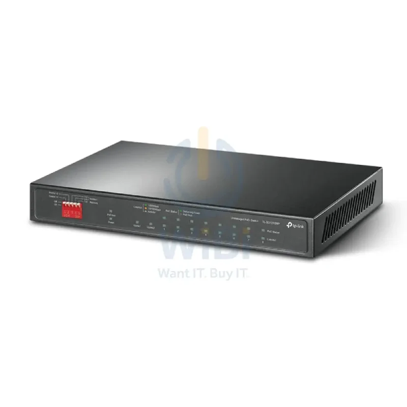 TP-Link (TL-SG1210MP) 10-Port Gigabit Desktop Switch with 8-Port PoE+ - 20 Gbps / LAN