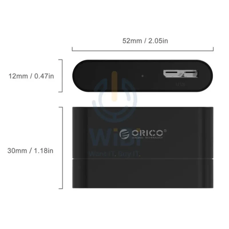 ORICO 20UTS USB 3.0 to SATA Hard Drive Adapter 2.5 inch HDD SSD Supported