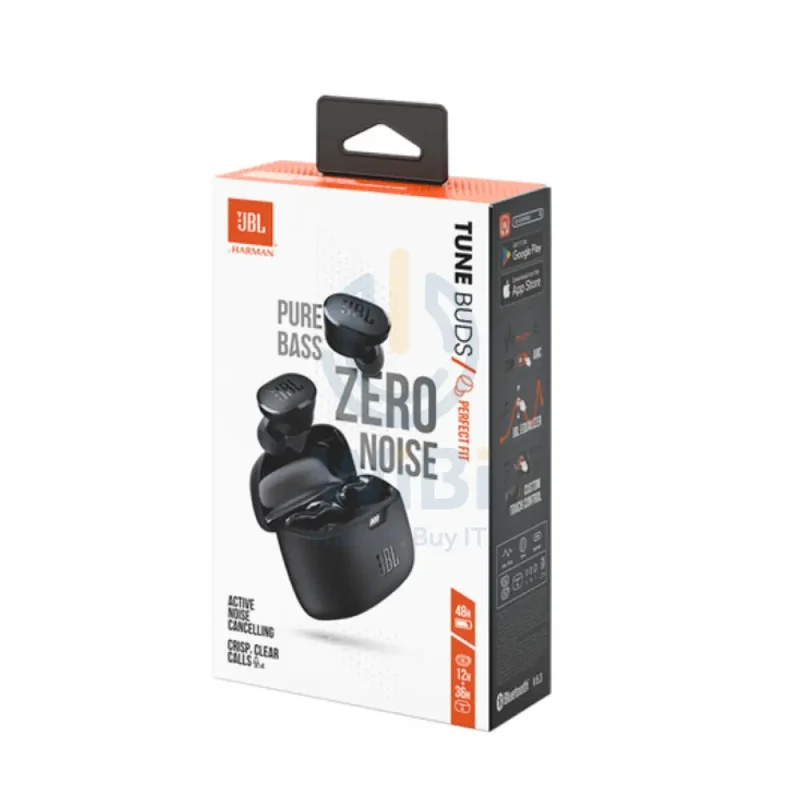 JBL Tune Buds True Wireless Earbuds - In-Ear / Bluetooth / Black