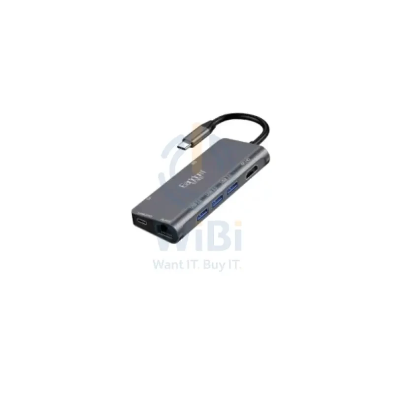 Earldom ET-W21 8 In 1 Type-C Multifunctional HUB