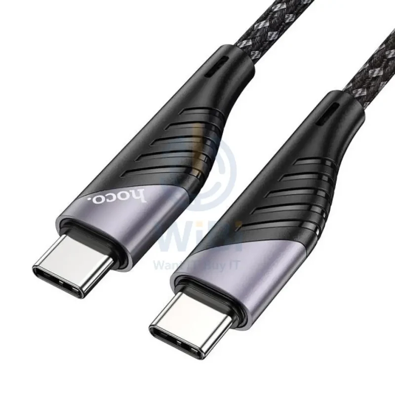 HOCO U95 Super Fast Charging Data Cable - Type-C to Type-C / 60W / 1.5 Meter / Black