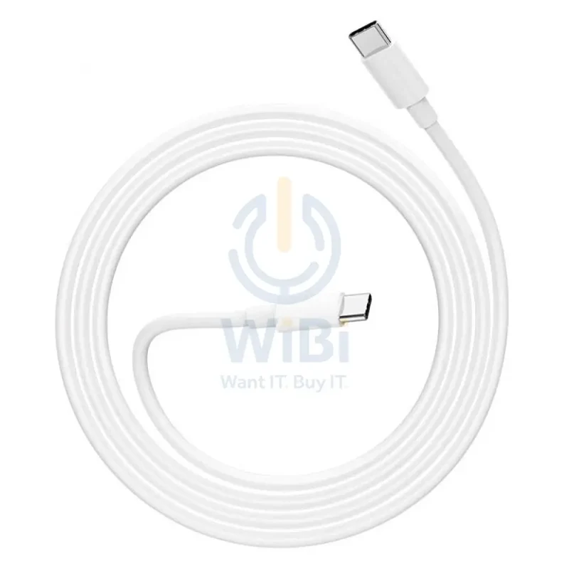HOCO X51 High-Power Charging Data Sync Cable - USB-C To USB-C/ 100W / 2 Meter / White
