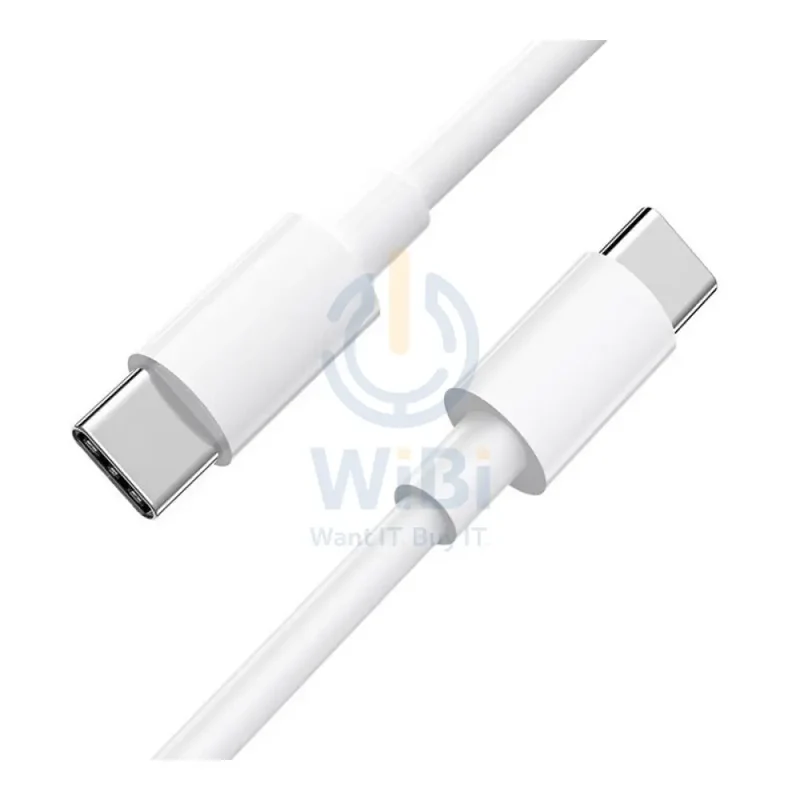 HOCO X51 High-Power Charging Data Sync Cable - USB-C To USB-C/ 100W / 2 Meter / White