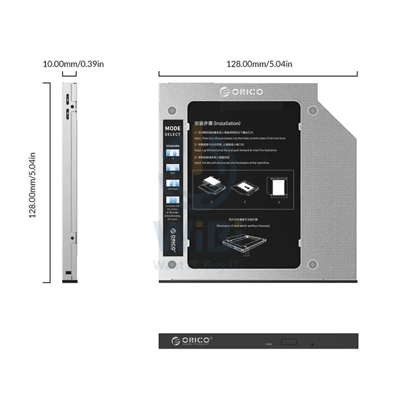 ORICO Laptop Hard Drive Caddy for Optical Drive