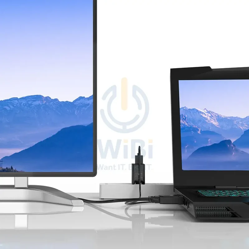 كابل أوريكو VGA إلى HDMI، بطول 5 متر، باللون الأسود