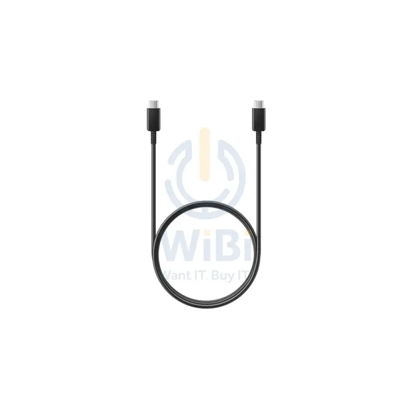كابل سامسونج من USB-C إلى USB-C - 1 متر / 5 أمبير / أسود