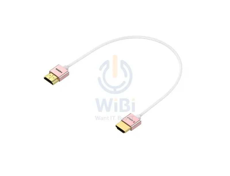 كابل أوريكو HDMI إلى HDMI بدقة 4K، بطول 1.5 متر، باللون الأبيض