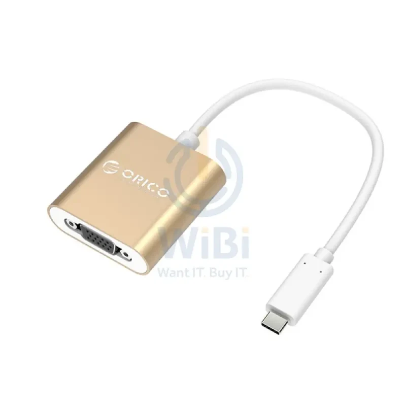 محول أوريكو يو إس بي تايب C إلى VGA، ذهبي