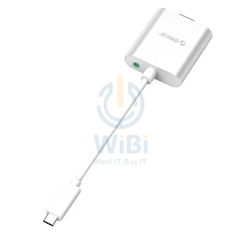 محول أوريكو تايب C إلى VGA / صوت 3.5 مم - فضي