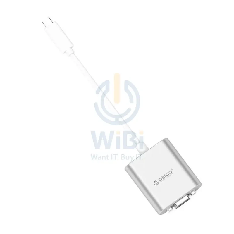 محول أوريكو تايب C إلى VGA / صوت 3.5 مم - فضي